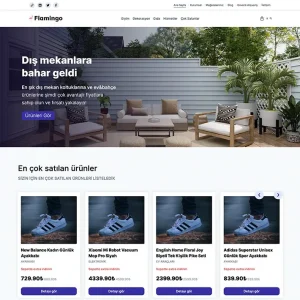 Flamingo E-Ticaret Web Site